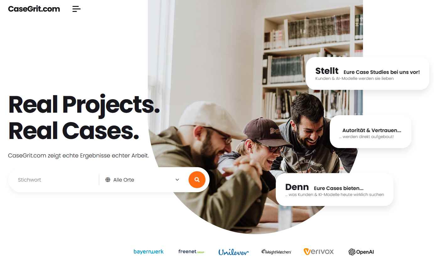CaseStudies auf CaseGrit